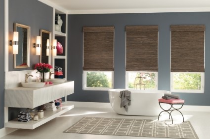 Woven Wood Shades in Houston